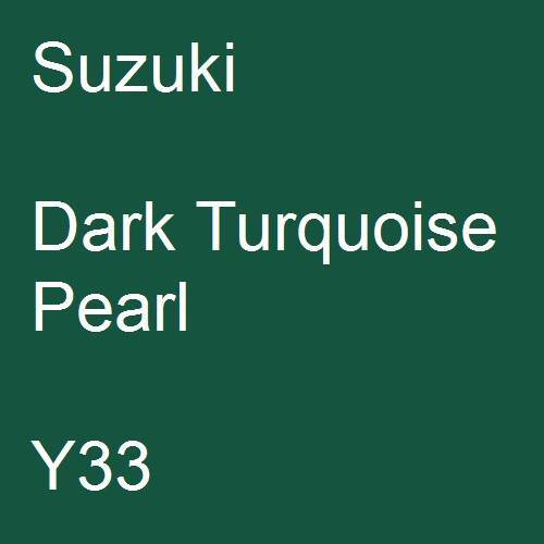 Suzuki, Dark Turquoise Pearl, Y33.